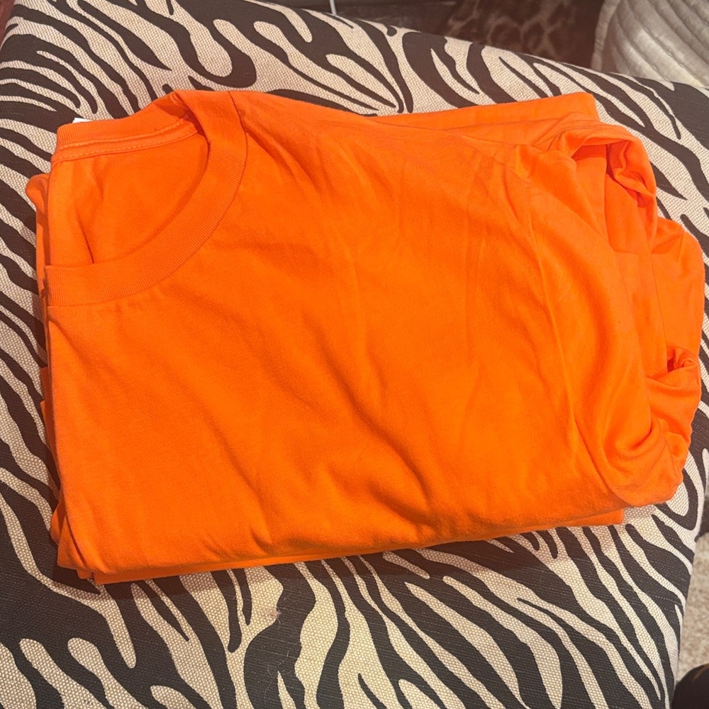 Bella + Canvas Bright Orange Blank T-Shirt